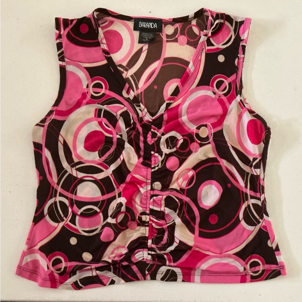 NEW VINTAGE BARANDA SLEEVELESS TOP